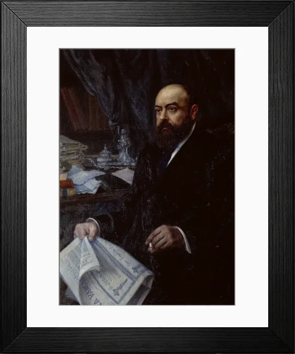 Framed Print : Miquel dels Sants Oliver i Toira (1864-1920). Spanish writer Framed Print : Miquel dels Sants Oliver i Toira (1864-1920). Spanish writer