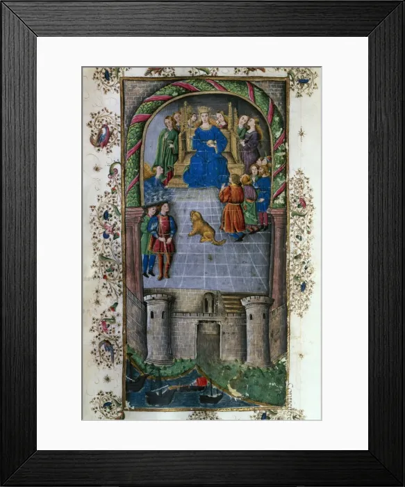 Framed Print : Virgil (70-19 B. C. ). Ancient Roman poet. The Aeneid. Miniatu Framed Print : Virgil (70-19 B. C. ). Ancient Roman poet. The Aeneid. Miniatu