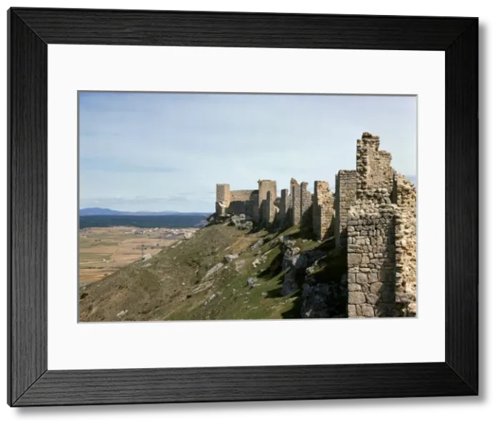 Framed Print : Spain. Castle of Gormaz. North face. Built after 756 by emir Framed Print : Spain. Castle of Gormaz. North face. Built after 756 by emir
