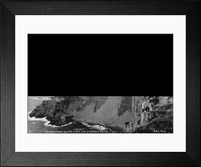 Framed Print : The Causeway Cliffs from the Chimney Pots Framed Print : The Causeway Cliffs from the Chimney Pots