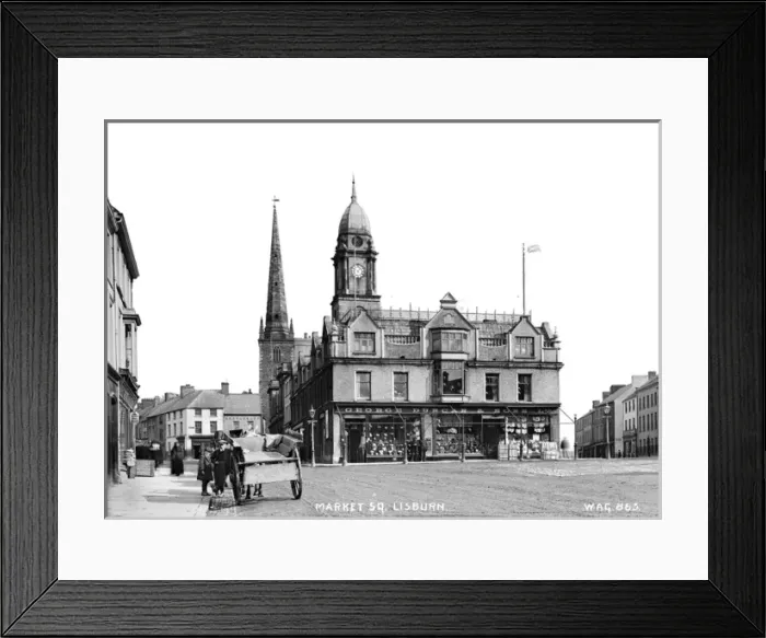 Framed Print : Market Sq. Lisburn Framed Print : Market Sq. Lisburn