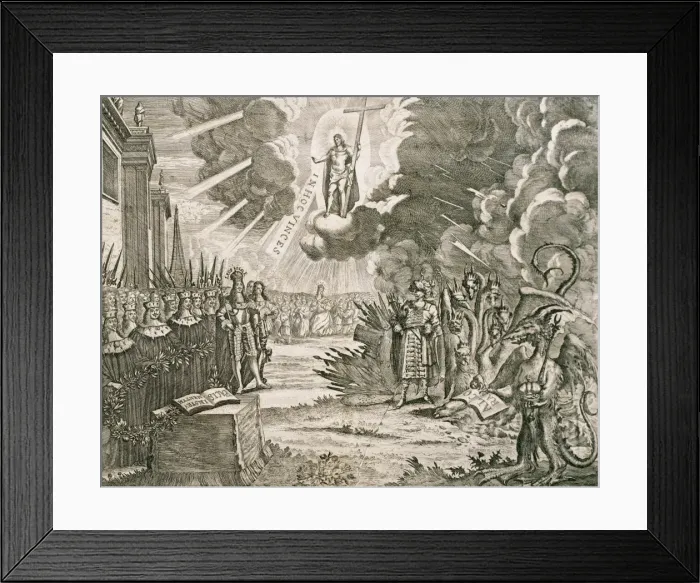 Framed Print : Treaty of Karlowitz. Signed on January 26, 1699. Engraving Framed Print : Treaty of Karlowitz. Signed on January 26, 1699. Engraving