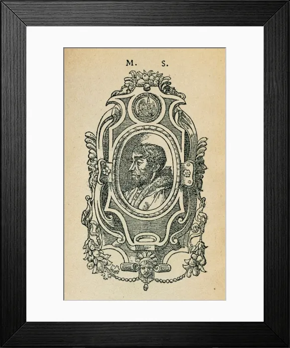 Framed Print : Maurice Sceve (c. 1501-1564) Framed Print : Maurice Sceve (c. 1501-1564)