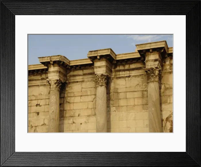Framed Print : Greece. Athens. Hadrians Library. Created by Roman Emperor Framed Print : Greece. Athens. Hadrians Library. Created by Roman Emperor