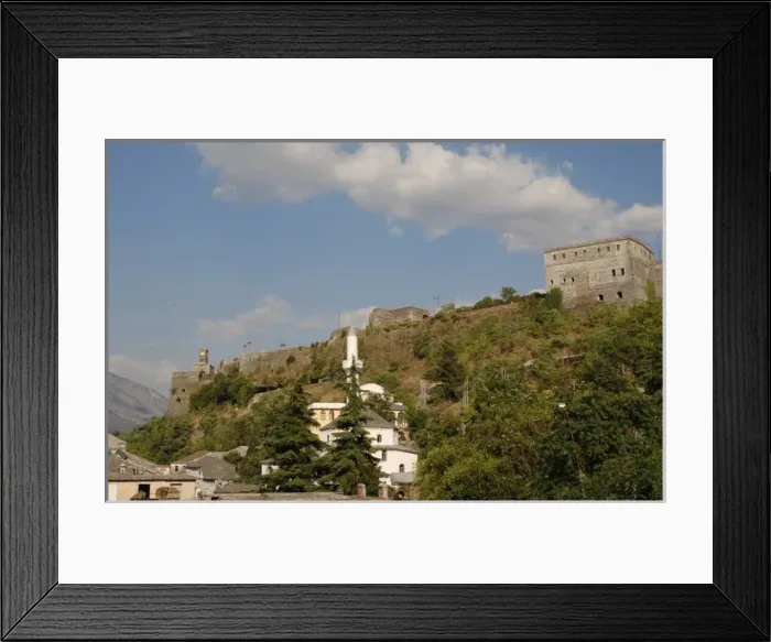 Framed Print : Albania. Gjirokaster. Castle. 18th century Framed Print : Albania. Gjirokaster. Castle. 18th century