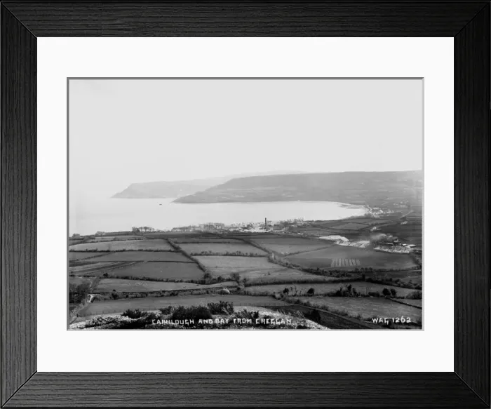 Framed Print : Carnlough and Bay from Creggan Framed Print : Carnlough and Bay from Creggan