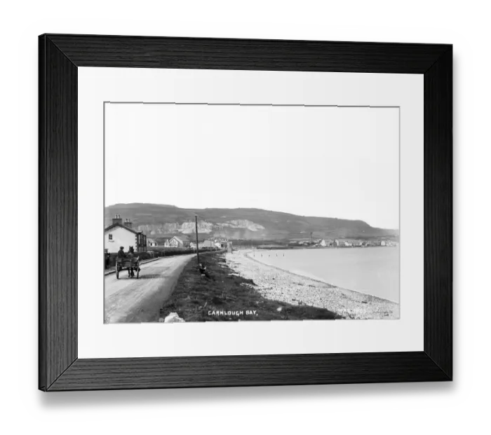 Framed Print : Carnlough Bay