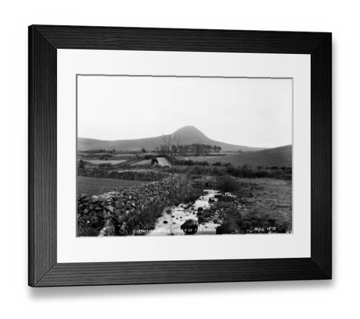 Framed Print : Slemish and the Valley of the Braid Framed Print : Slemish and the Valley of the Braid