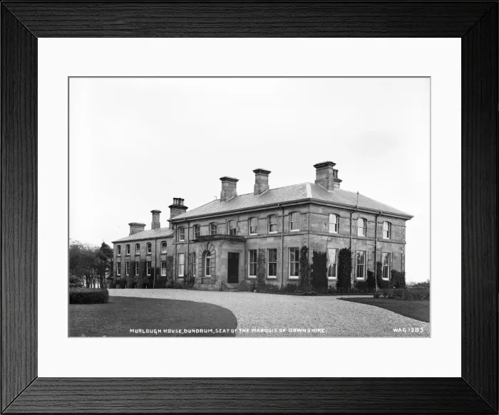Framed Print : Murlough House, Dundrum, Seat of the Marquis of Downshire Framed Print : Murlough House, Dundrum, Seat of the Marquis of Downshire