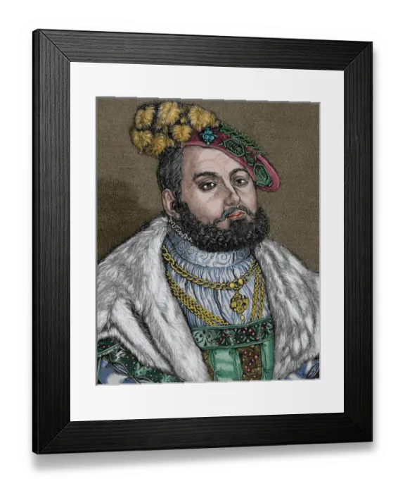 Framed Print : John Frederick I (1503-1554), called John the Magnanimous, E Framed Print : John Frederick I (1503-1554), called John the Magnanimous, E