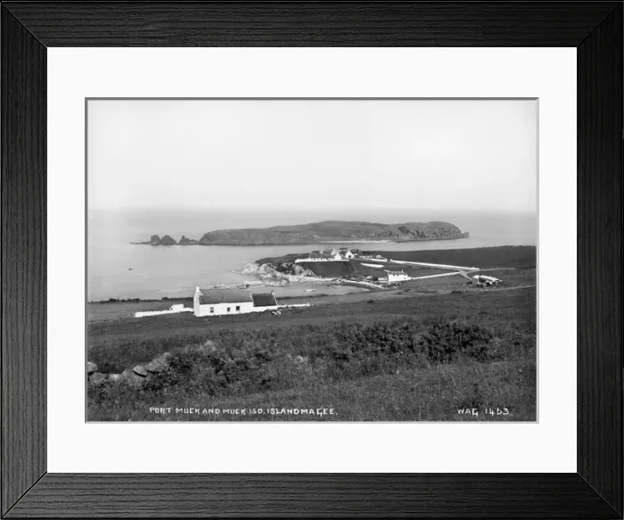Framed Print : Port Muck and Muck Island. Islandmagee Framed Print : Port Muck and Muck Island. Islandmagee