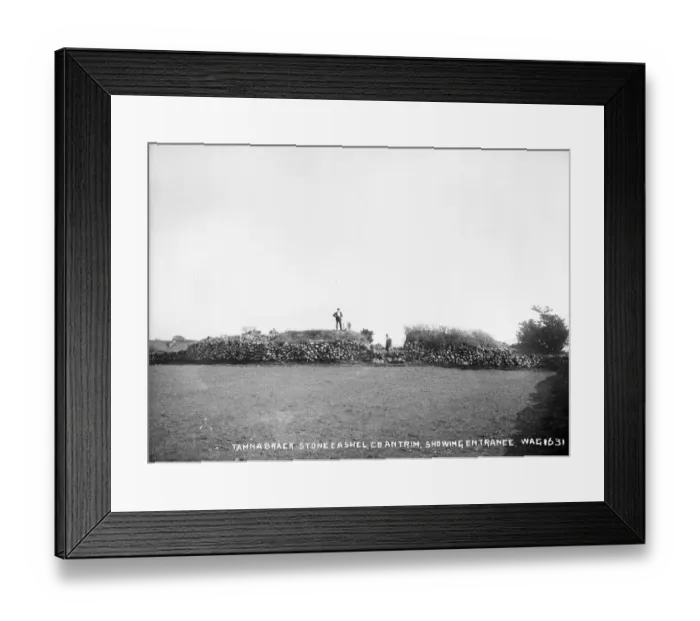 Framed Print : Tamnabrack Stone Cashel, Co Antrim, Showing Entrance Framed Print : Tamnabrack Stone Cashel, Co Antrim, Showing Entrance