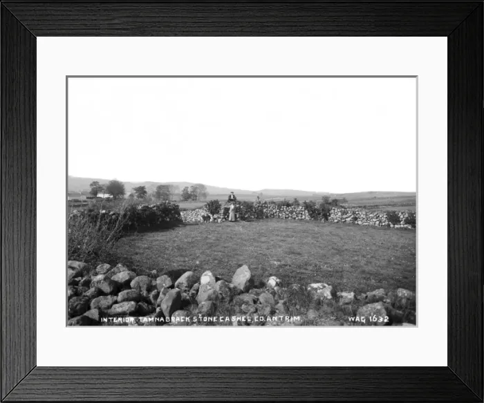 Framed Print : Interior, Tamnabrack Stone Cashel, Co. Antrim Framed Print : Interior, Tamnabrack Stone Cashel, Co. Antrim