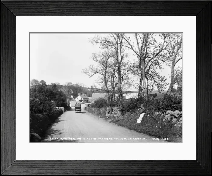 Framed Print : Ballyligpatrick, the Place of Patricks Hollow, Co. Antrim Framed Print : Ballyligpatrick, the Place of Patricks Hollow, Co. Antrim