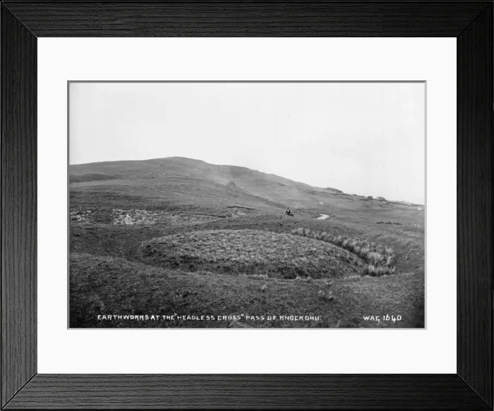 Framed Print : Earthworks at the Headless Cross Pass of Knockdhu Framed Print : Earthworks at the Headless Cross Pass of Knockdhu