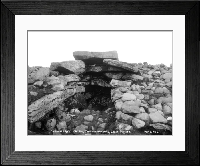 Framed Print : Chambered Cairn, Carnanmore, Co. Antrim Framed Print : Chambered Cairn, Carnanmore, Co. Antrim