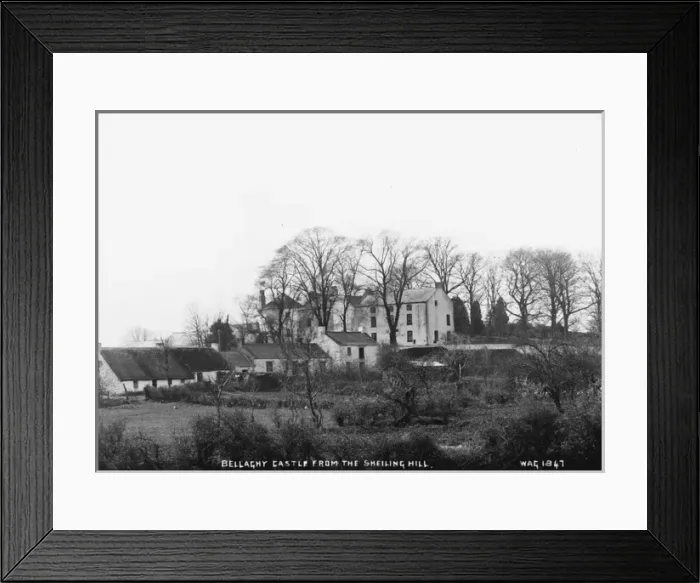 Framed Print : Bellaghy Castle from the Shieling Hill Framed Print : Bellaghy Castle from the Shieling Hill
