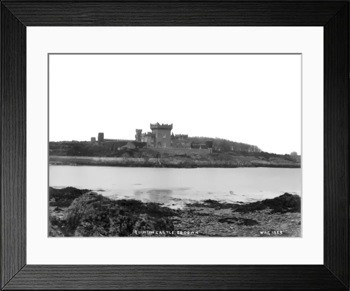 Framed Print : Quintin Castle, Co. Down Framed Print : Quintin Castle, Co. Down