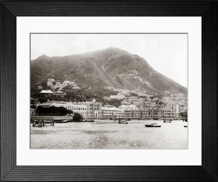 Framed Print : Praya East (now part of Wan Chai) circa 1880s Hong Kong Framed Print : Praya East (now part of Wan Chai) circa 1880s Hong Kong