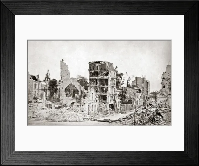 Framed Print : Rue Royale, Paris Commune 1871 Framed Print : Rue Royale, Paris Commune 1871