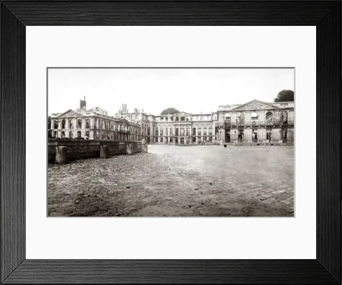 Framed Print : Palace at St Cloud, Franco-Prussian War 1871 Framed Print : Palace at St Cloud, Franco-Prussian War 1871