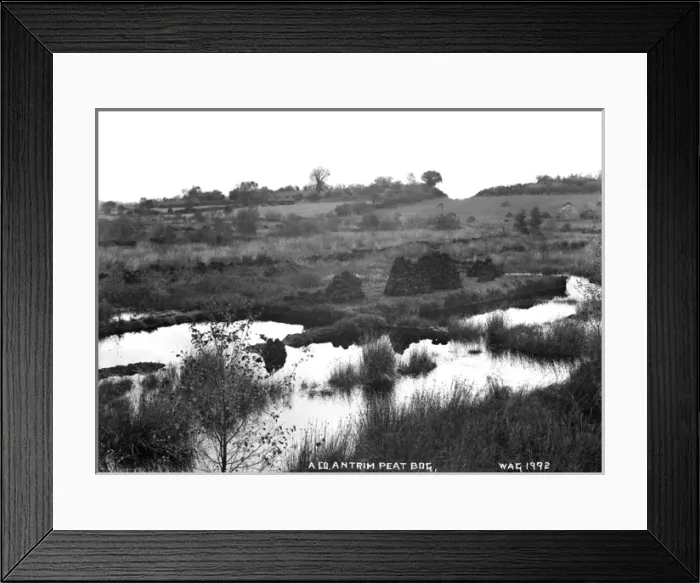 Framed Print : A Co. Antrim Peat Bog Framed Print : A Co. Antrim Peat Bog