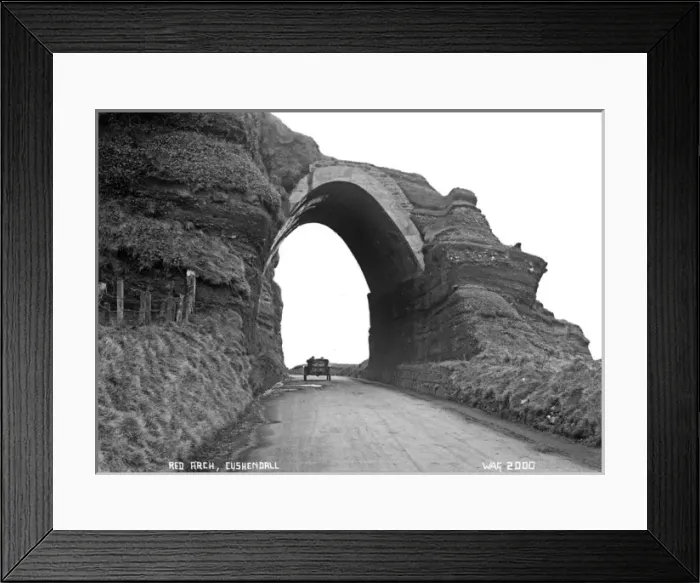 Framed Print : Red Arch, Cushendall Framed Print : Red Arch, Cushendall