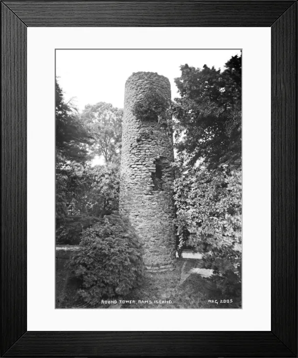 Framed Print : Round Tower, Rams Island Framed Print : Round Tower, Rams Island