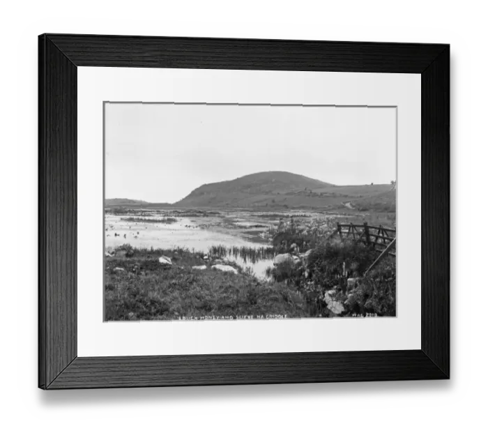 Framed Print : Lough Money and Slieve Na Griddle Framed Print : Lough Money and Slieve Na Griddle