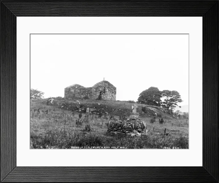 Framed Print : Raholp Old Church and Holy Well Framed Print : Raholp Old Church and Holy Well