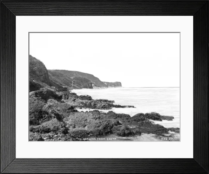 Framed Print : The Gobbins from South Framed Print : The Gobbins from South