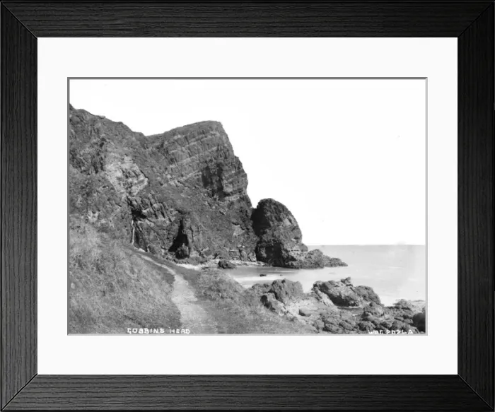 Framed Print : Gobbins Head Framed Print : Gobbins Head