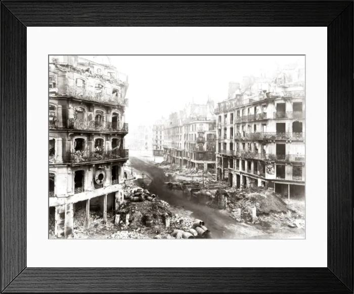 Framed Print : Paris, France, after the Commune, 1871 Framed Print : Paris, France, after the Commune, 1871