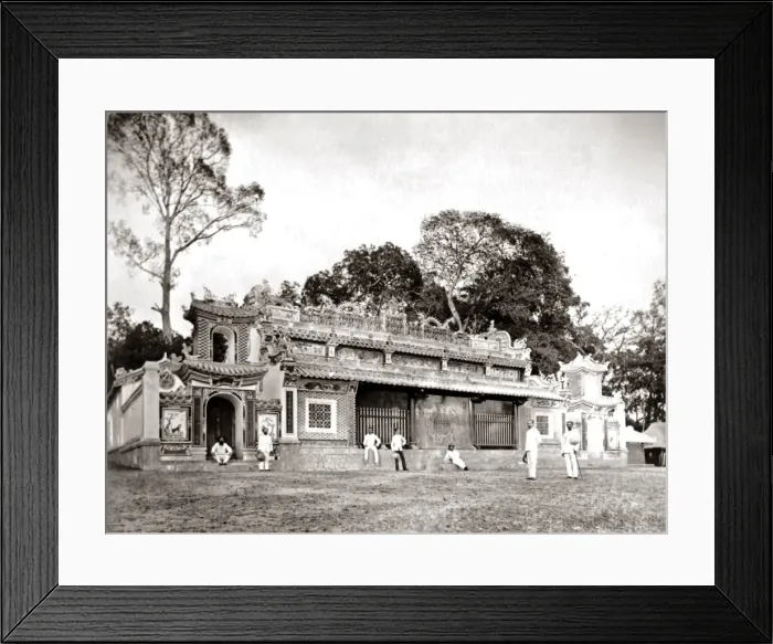 Framed Print : Pagoda, French Indo-China, Vietnam, circa 1890 Framed Print : Pagoda, French Indo-China, Vietnam, circa 1890