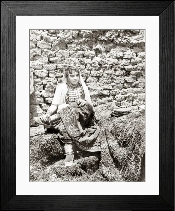 Framed Print : Ouled Nail woman, Algeria, circa 1890 Framed Print : Ouled Nail woman, Algeria, circa 1890