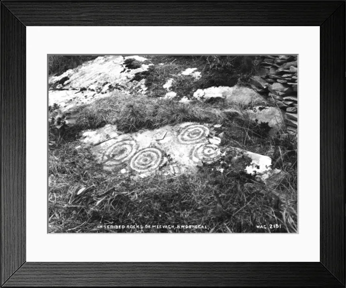Framed Print : Inscribed Rocks of Meevagh, North West Donegal Framed Print : Inscribed Rocks of Meevagh, North West Donegal