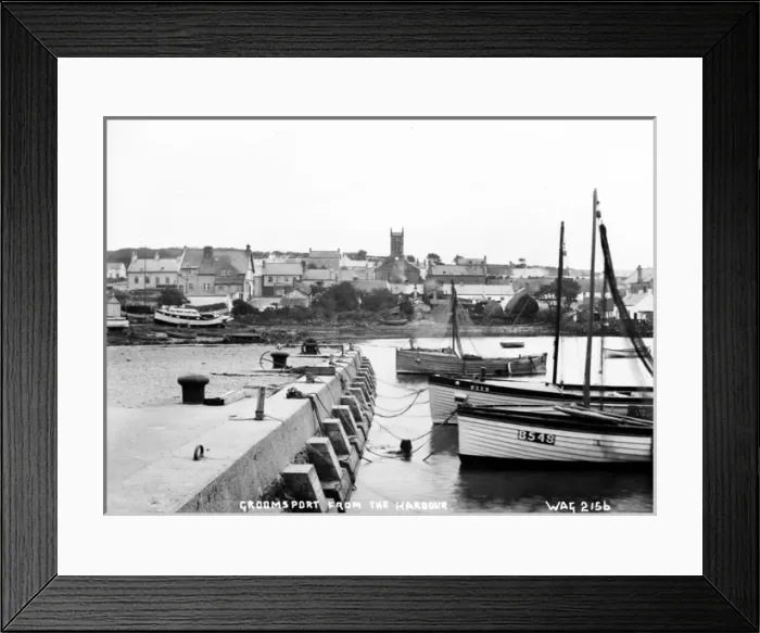 Framed Print : Groomsport from the Harbour Framed Print : Groomsport from the Harbour