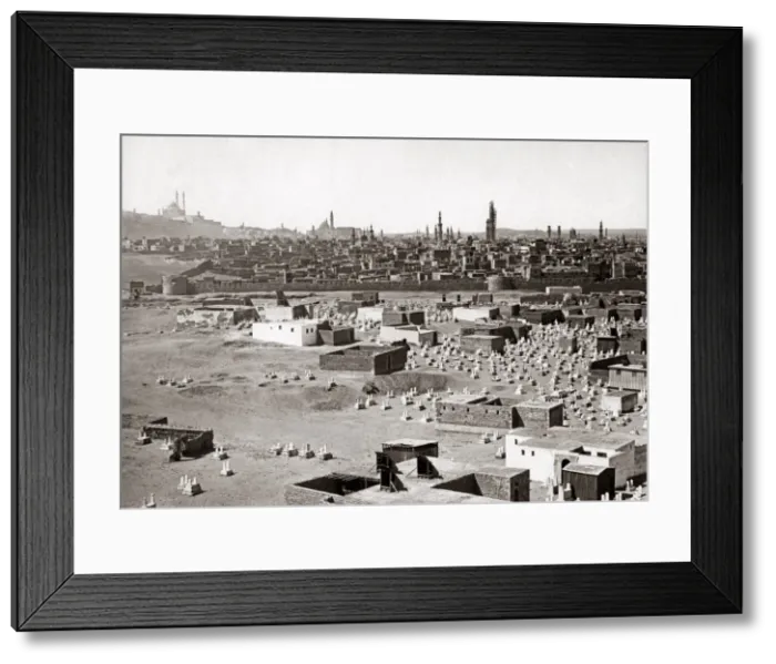 Framed Print : View of Cairo, Egypt, circa 1880s Framed Print : View of Cairo, Egypt, circa 1880s
