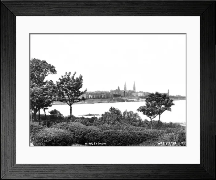 Framed Print : Kingstown - a view across the bay to the town in the distance Framed Print : Kingstown - a view across the bay to the town in the distance