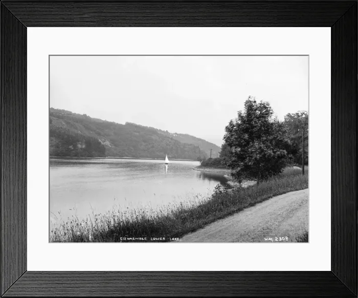 Framed Print : Glenasmole Lower Lake Framed Print : Glenasmole Lower Lake