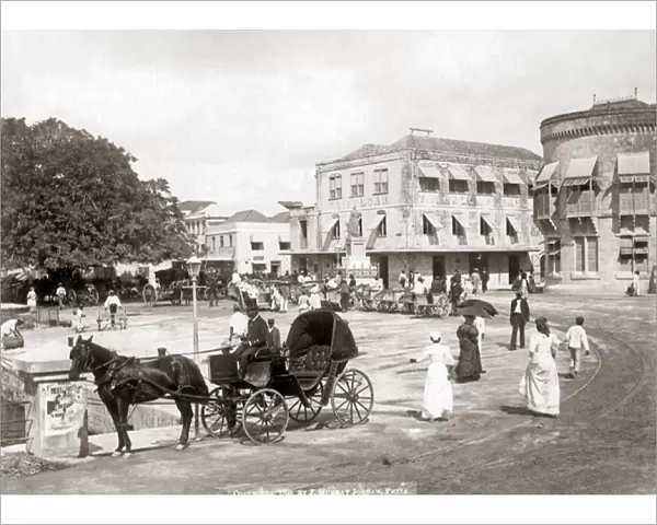 Trafalgar square, Bridgetown, Barbados, West Indies, circa 1