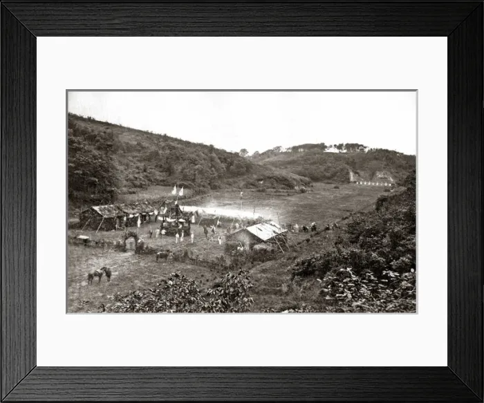 Framed Print : Rifle Range, Japan, 1870s Framed Print : Rifle Range, Japan, 1870s