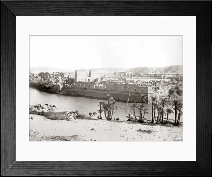 Framed Print : Island of Philae, Egypt, circa 1880s Framed Print : Island of Philae, Egypt, circa 1880s