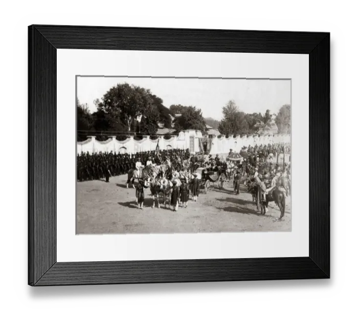 Framed Print : Maharajah of Bhavnagar, India, circa 1880s Framed Print : Maharajah of Bhavnagar, India, circa 1880s