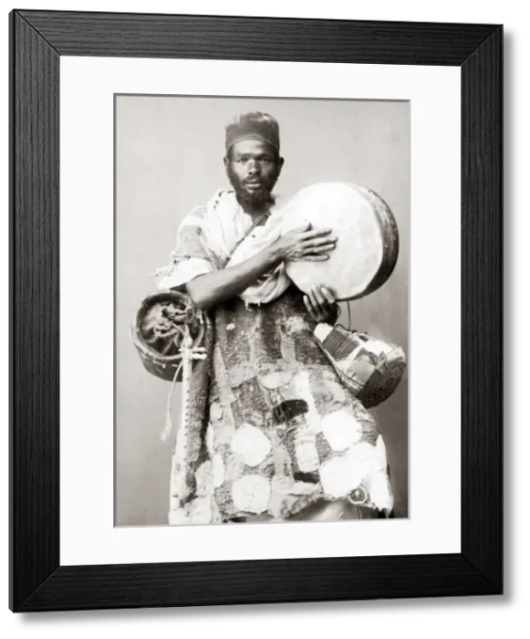 Framed Print : Snake Charmer, Tunis, Tunisia, circa 1890 Framed Print : Snake Charmer, Tunis, Tunisia, circa 1890