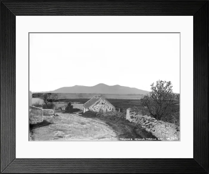 Framed Print : Mournes Across Tyrella Bay Framed Print : Mournes Across Tyrella Bay