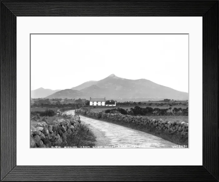 Framed Print : Slieve Bignian from Silent Valley Road, Co. Down Framed Print : Slieve Bignian from Silent Valley Road, Co. Down