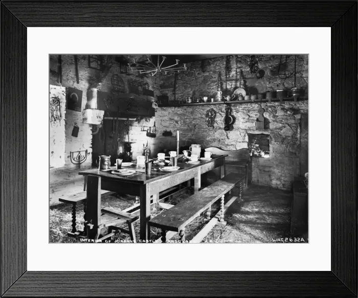 Framed Print : Interior of Jordans Castle, Co. Down Framed Print : Interior of Jordans Castle, Co. Down