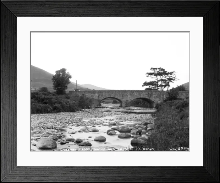 Framed Print : Causeway( Cassy ) Water and Bridge, Co. Down Framed Print : Causeway( Cassy ) Water and Bridge, Co. Down