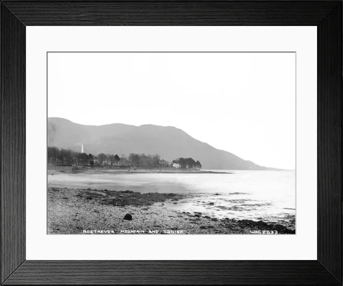 Framed Print : Rostrevor Mountain and Obelisk Framed Print : Rostrevor Mountain and Obelisk
